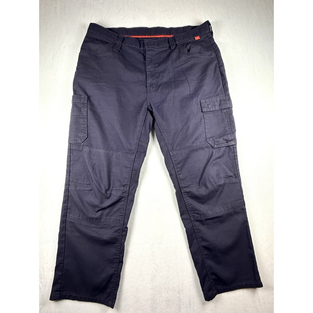 Bulwark FR Cargo Pants 40x30 (38x29) Blue Workwear NFPA CAT 2 Arc 2112